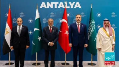 Important Meeting of Foreign Ministers of Turkey, Egypt, Pakistan and Saudi Arabia on the Occasion of Antalya Diplomacy Forum