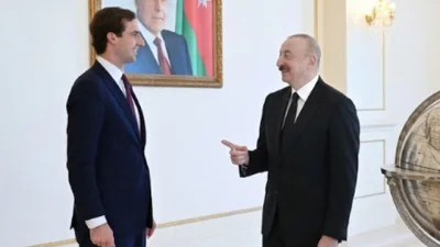 Talks on energy and economic cooperation between the President of Azerbaijan and a US delegation
